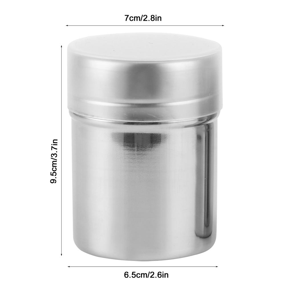 Stainless Steel Fine Mesh Powder Shaker Chocolate Coffee Sifter for Kitchen Baking Cooking
