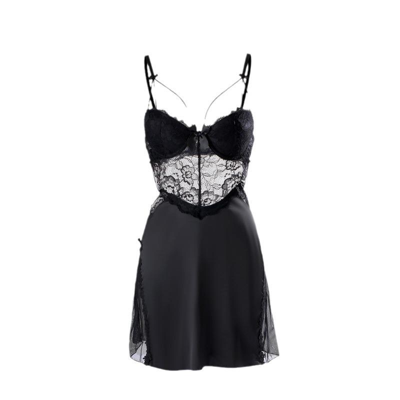 Sexy dessous sexy spitze satin pyjamas frauen uniform verführung reines verlangen perspektive leidenschaft reines verlangen pyjamas loungewear