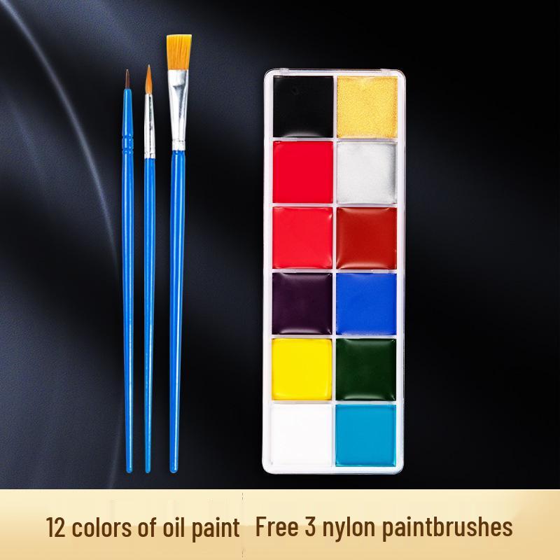 Children's Water-Soluble Face Paint Pigments for Body, Opera, and Clown Stage Makeup