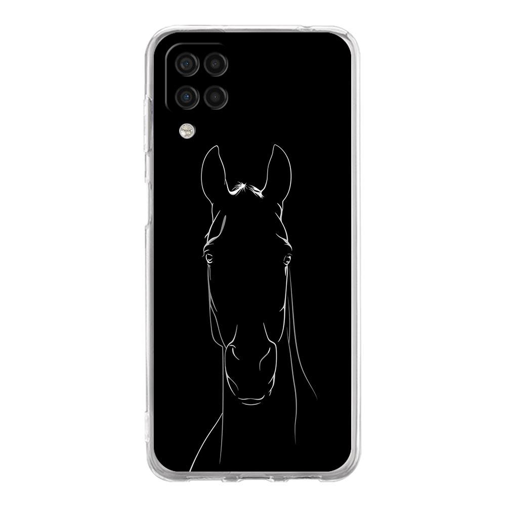 Animal Art Horse Phone Case For Samsung Galaxy A13 A33 A73 A53 A23 A51 A71 A21S A12 A31 A41 A05s A03S A15 A25 A32 5G Clear Cover