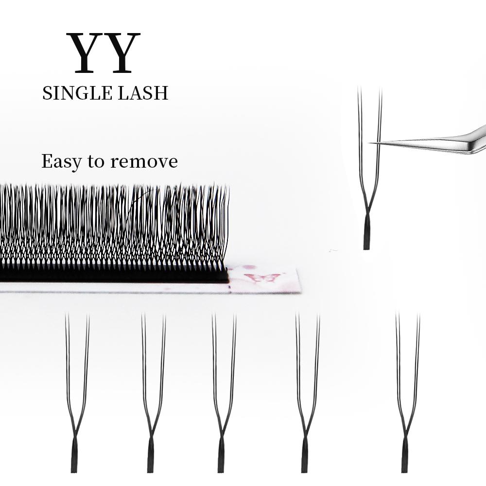 Goddess U Shaped YY 3D 4D 5D Eyelashes Extension Handmade Premium Soft Premade Fan U Lashes Beauty Makeup W Bloom Lashes