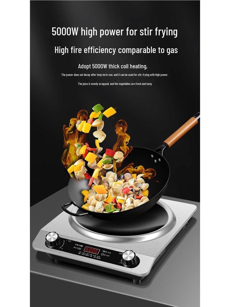 Vysoce výkonný multifunkční zapuštěný indukční vařič pro domácí a komerční použití Shabu-Shabu a Stir-Fry