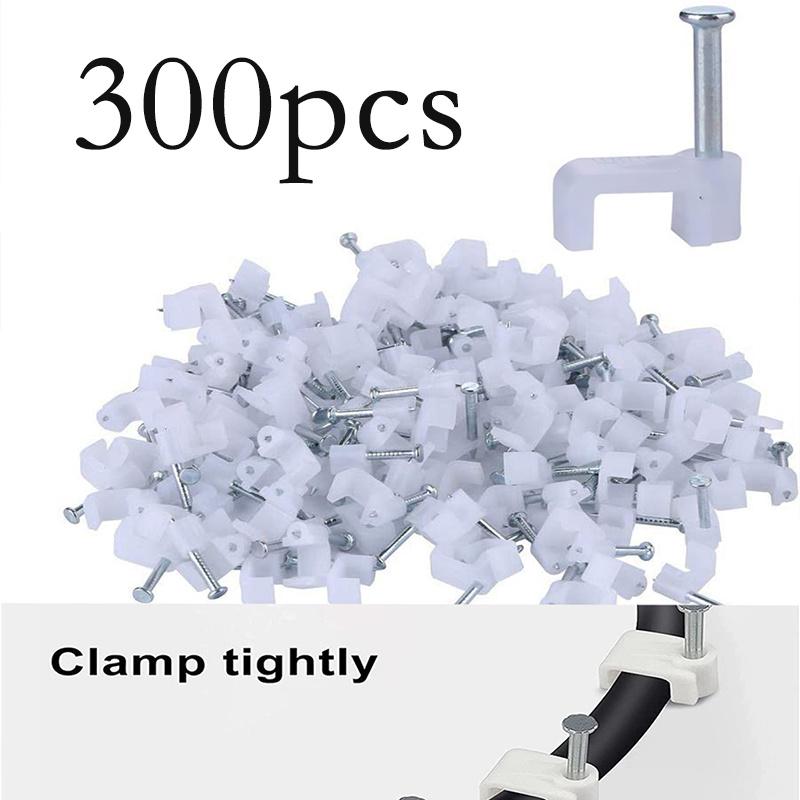 7mm Cable Clamp Steel Cable Nail Clamp Is Used to Organize Wire and Cable Fixed Line Type
