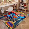 Superman Print Rug, Washable Floor Carpet, For Entryway Dorm Laundry Room Office Study, Home Decor Birthday Christmas Gift