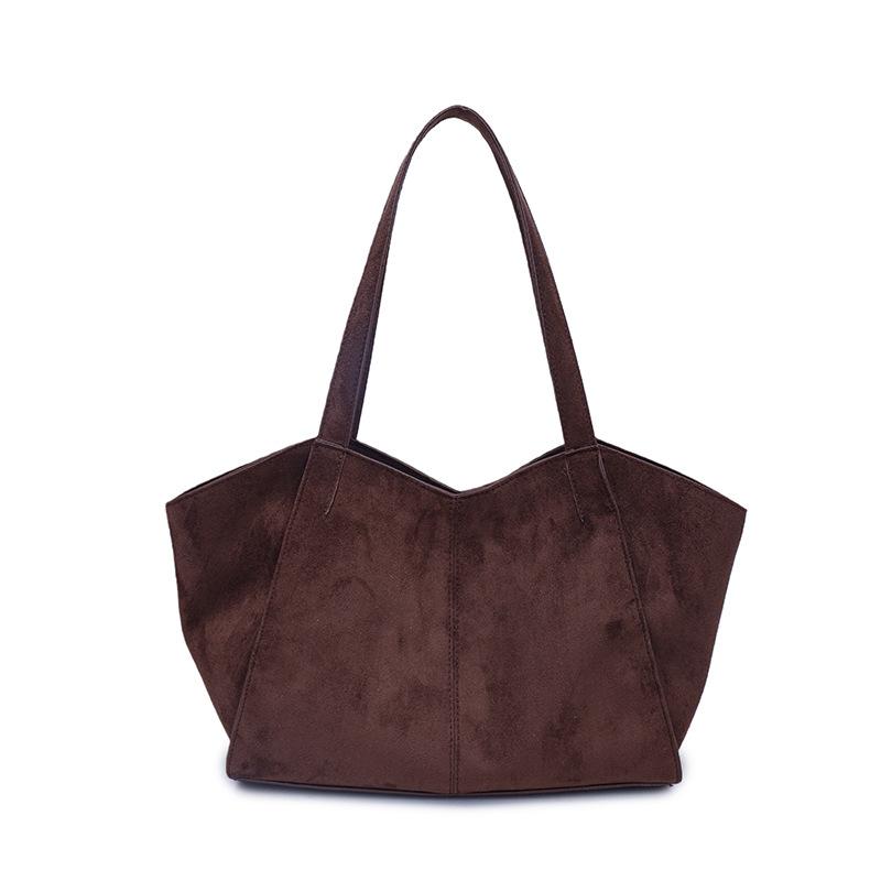 

Сумка-тоут великої місткості, Сумка на одне плече, Проста сумка, Сумка під пахву для поїздок на роботу кавовий