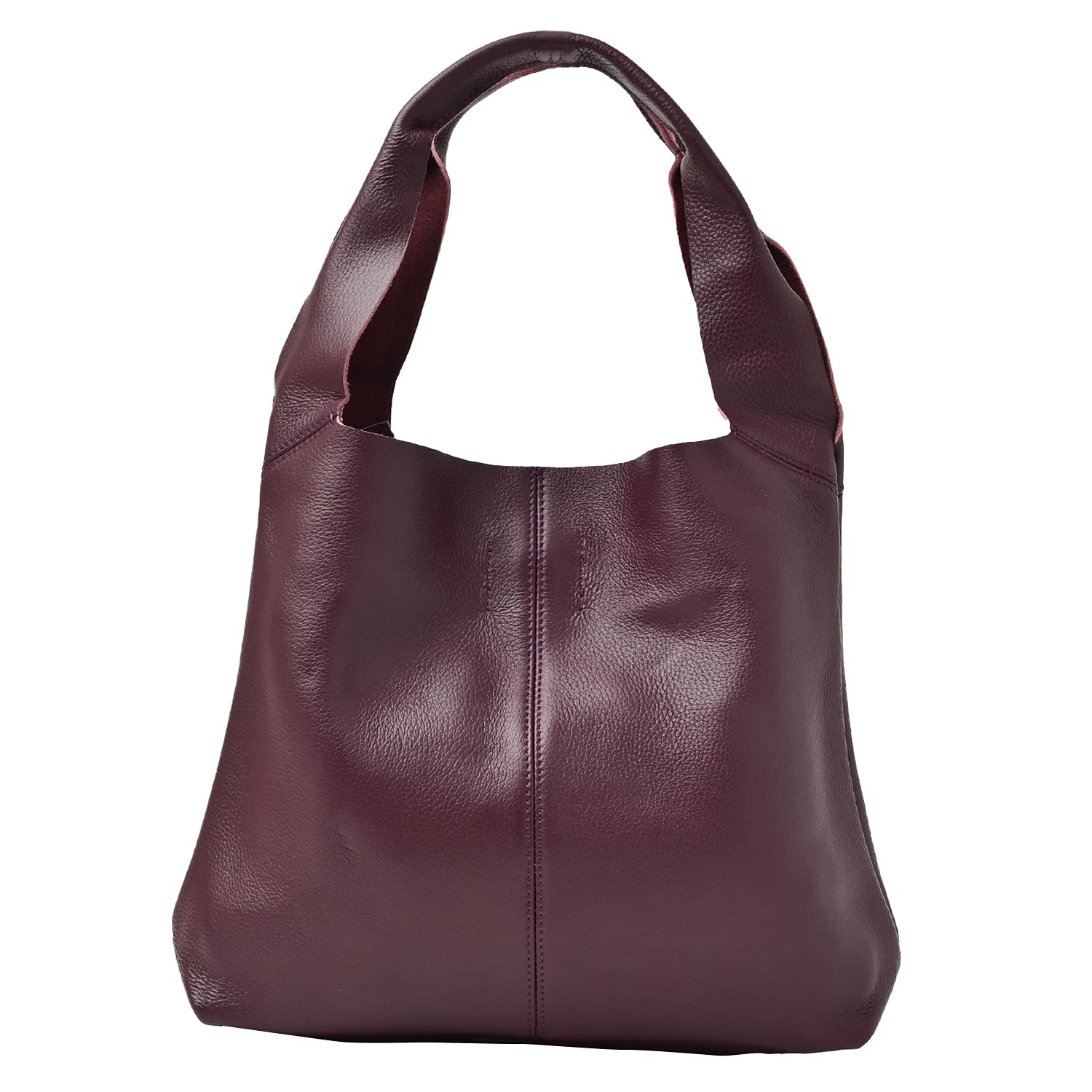

Genuine Leather Tote Bag Leather Bag Commuting Small Petit Manon Purple [Notre Favorie] Women s фіолетовий