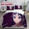 Kawaii girl Game MiSide Bedding Set Quilt Bed Cover Comforter Duvet Cover Pillow Case 3 Pieces Sets Teenagers Children's Gifts