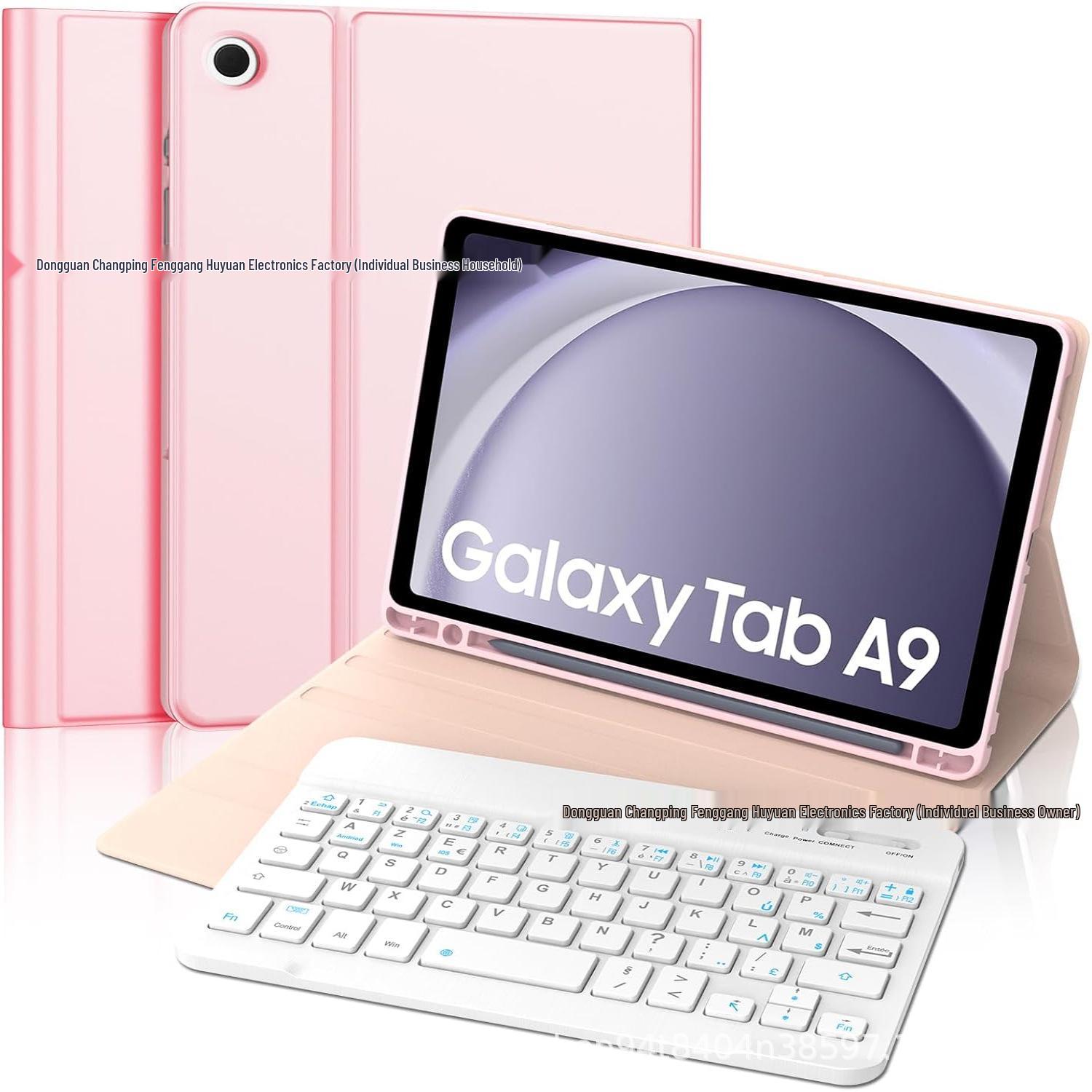 

Французька Bluetooth-клавіатура та захисний чохол для планшета Samsung Galaxy Tab A9 (8,7-дюймовий) 8.7-inch (SM-X110)