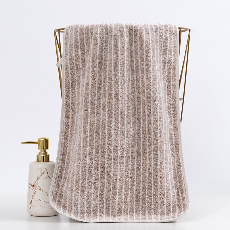 

Толстое впитывающее полотенце для рук из кораллового флиса без ворса - Модель для взрослых Подарочная мочалка 75x35cm звездного света/коричневый