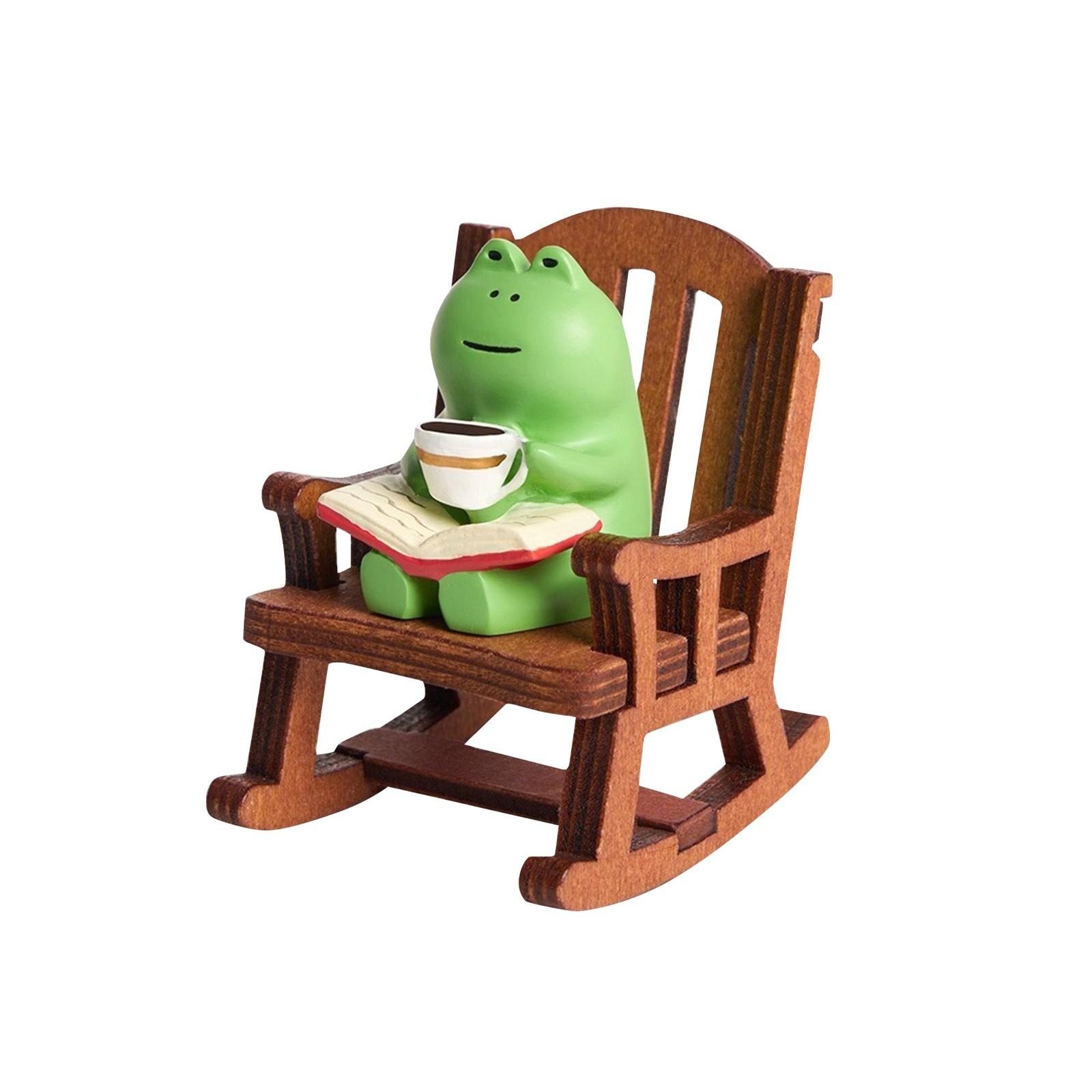 

Украшения для рабочего стола, Маленькие животные, Кресла-качалки, Милые украшения, Куклы для снятия стресса, Аксессуары для фотографии One Size зелёный