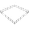 Pool Fence, 4 X 108 FT Pool Fences for Inground Pools, Removable Child Safety Pool Fencing, Easy DIY Installation Swimming Pool Fence, 340gms Teslin