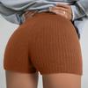 Women Yoga Shorts High Waist Slim Buttocks Lifted Gym Shorts Sexy Solid Color Breathable Leggings Versatile Wear