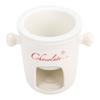 Chocolate Melting Cup Multifunctional Stylish Ceramic Fondue Mug with Fork for Ice Cream Cheese