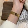 Elegant Gold Square Women's Quartz Watch - Chinese Style Business & Student Wear
