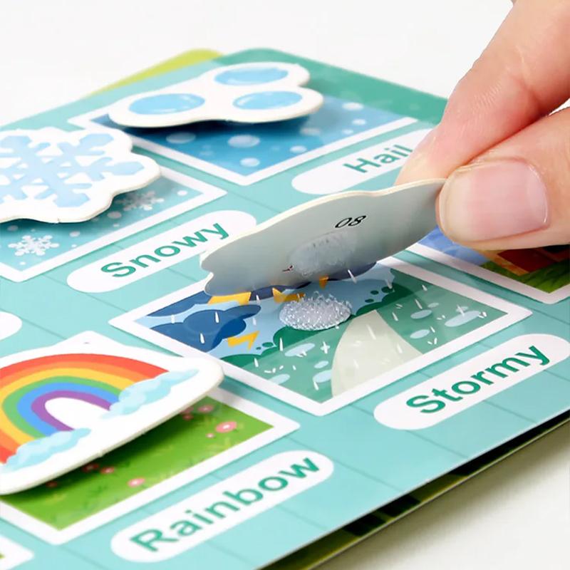 Children Busy Book Matching Number & Letter Games Animals Vehicles Dinosaurs Stickers Interactive Learning Activity Book TMZ