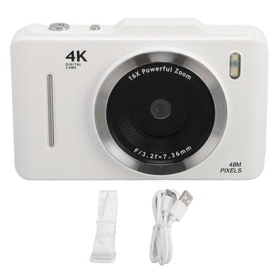 4K 48MP Digitální fotoaparát 2,8palcový IPS displej 16x digitální zoom 1080P FHD Kompaktní Vlog kamera s