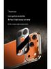 Luxury Electroplated Cowhide Protective Case for iPhone 17 Pro Max - Unisex, Soft Shell