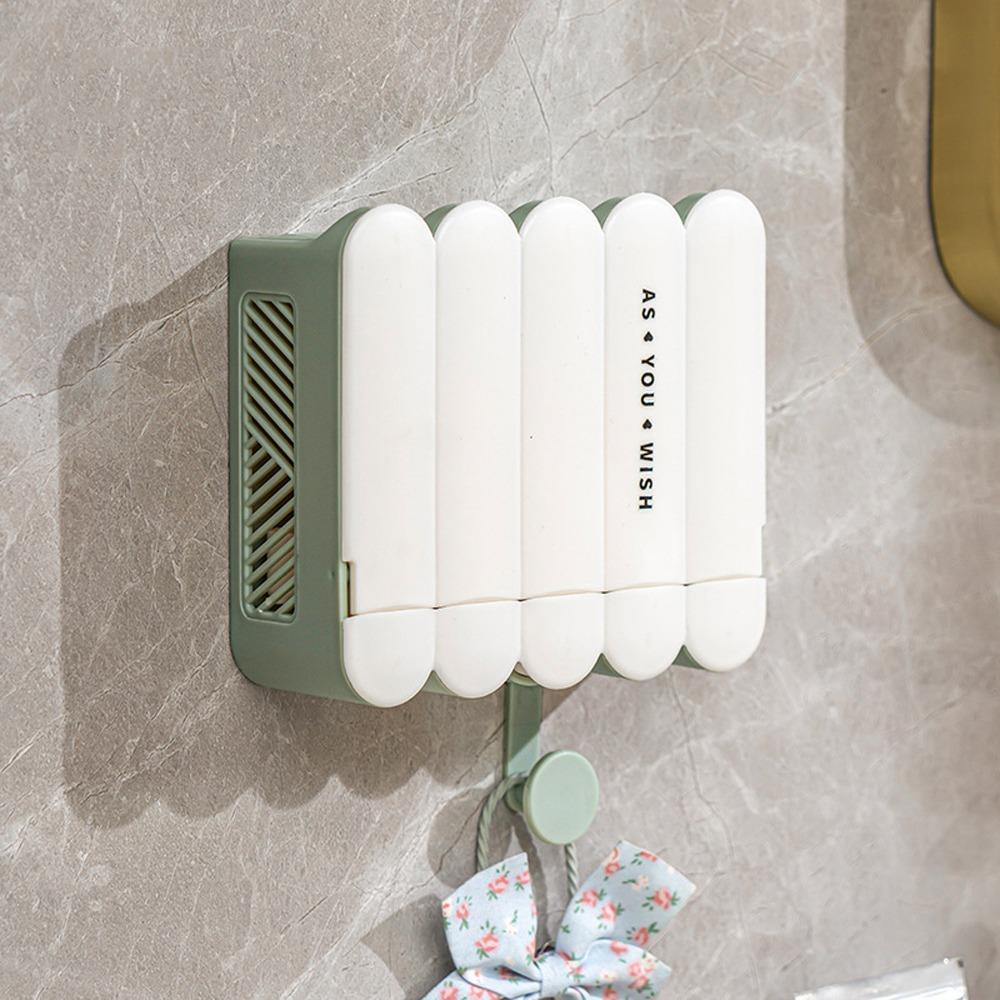 

Flip Lid Bathroom Soap Holder Plastic Soap Storage Rack Soap Organizer Soap Container Bathroom белый
