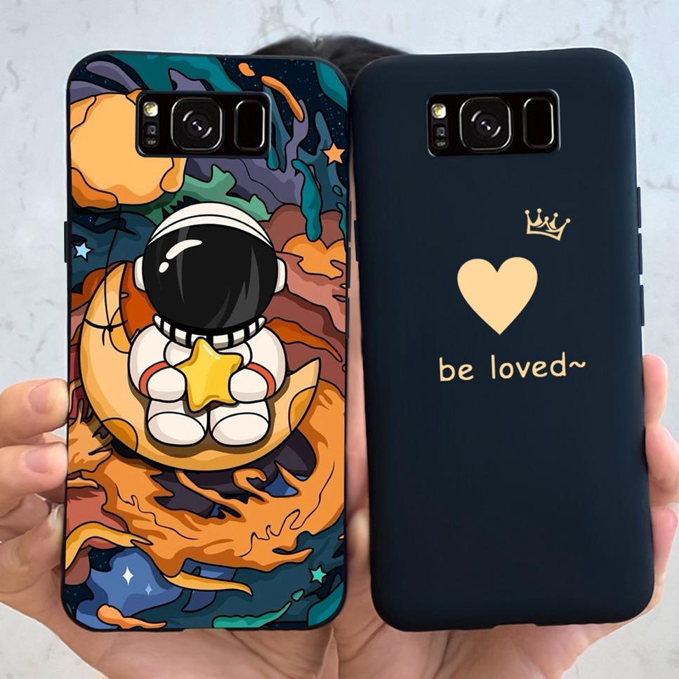 For Samsung Galaxy S8+ 6.2" Case Space Planet Cute Cat Soft Silicone Cover For Samsung S8+ S8 Plus S8 Bumper Phone Case Fundas