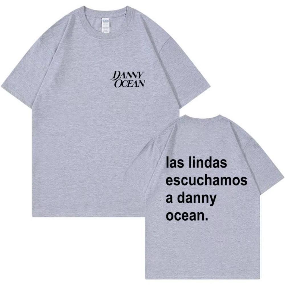 Rapper Danny Ocean Reflexa Letters Print 2026 Harajuku Hip Hop TShirt Men Summer Crewneck Y2K Tshirt Unisex Cozy Cotton Clothes