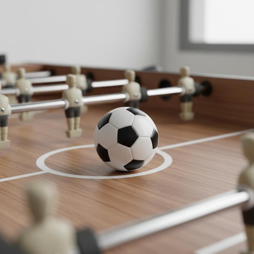 6x6 Pieces 28 Mm Foosball Ball Standard Size Black and White Table Soccer Material