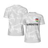KURDISTAN Stampa 3D Sportiva Asciugatura Rapida Traspirante Maglietta da Uomo Abbigliamento Estivo a Manica Corta Maglia da Calcio per Esterno Maglia da Tifoso di Club