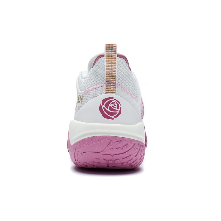 New LiNing Coldblood Cushioning Anti Slip And Wear Resistant Coverage Support Low Top Basketball Shoes Men's Dark Rosy Red ABPS021-4