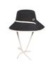 BBC EARTH Color Block Wide-Bridal Bucket Hat_Black