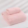 Bamboo Velvet Coral Fleece Bath Towel Set - Soft, Large, Thick, Absorbent, 3-Piece Adult Collection