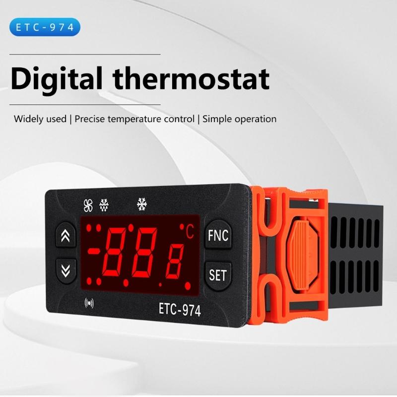 Temperature Controllers LED Digital Thermostat for Incubators Temperature Controllers Thermoregulator Relays