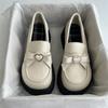 Leather Shoes White Mary Jane Little Girl British Style Japanese Shoes Cute Versatile Round Head Student Single Shoes Hot
