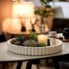 Silicone Lace Wave Round Tray for Jewelry & Cosmetics Storage