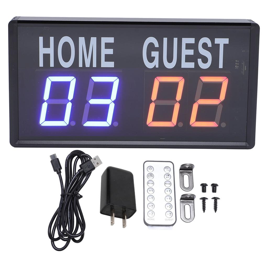 Tableau De Bord Électronique Basketball LED - Portable, Plusieurs Modes, Affichage Numérique