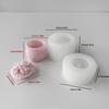 Flower Storage Jar Mould Jewelry Organizer Silicone Mold Concrete Plaster Storage Box Molds for Organizing Enthusiasts
