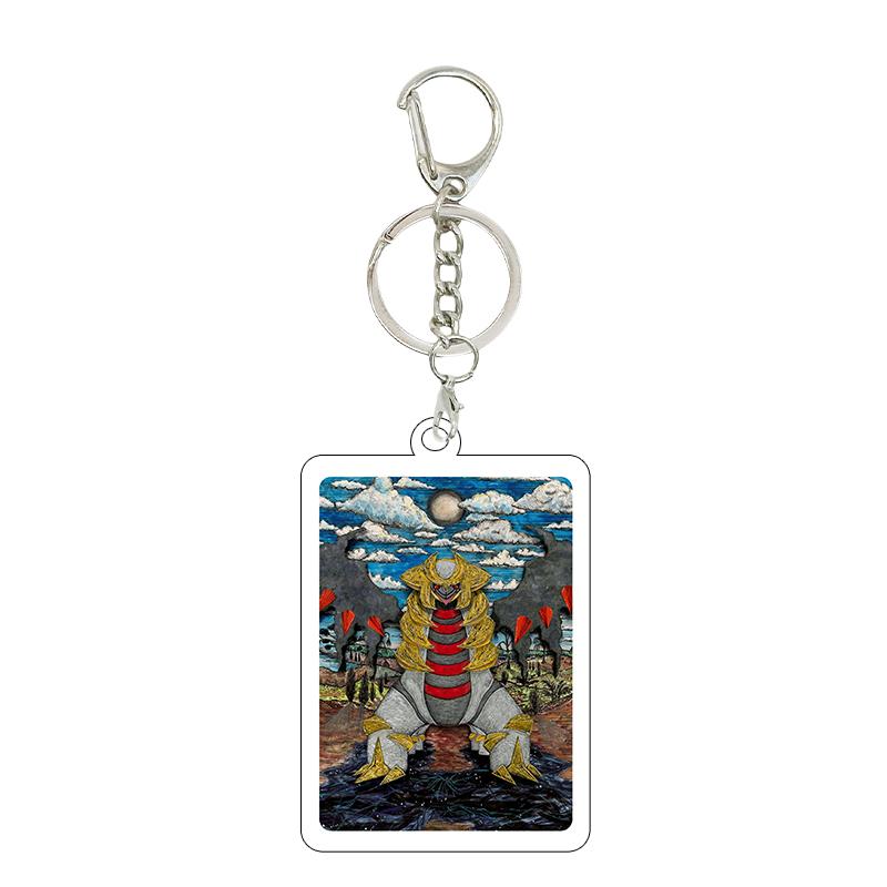 Ptcg Pocket 5cm Anime Fashion Squirtle Bulbasaur Psyduck Cartoon Diy Acrylic Action Keychain Backpack Pendant Accessories Charm