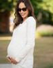 Casual Knitted Maternity Dress for FONDA Cream S [Seraphin] Dress, Breastfeeding, Women's