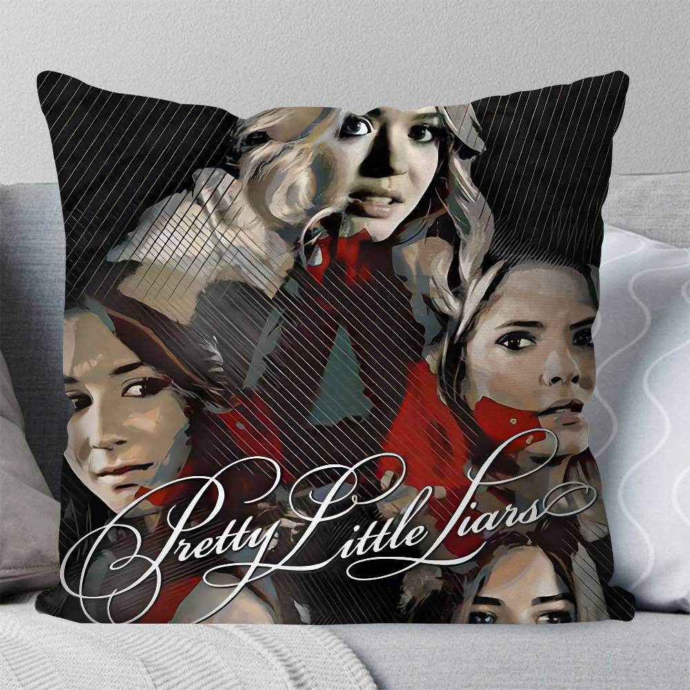 Pretty Little Liars Kissenbezug Quadratisches Kissen Schlafzimmer Sofa Freizeit Komfortkissen Auto Wohnzimmer Heimdekoration