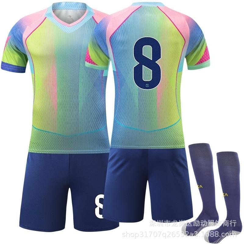 2526 Soccer Jersey 9 Lewandowski Special Edition Quick-Dry Fabric New Barca Commemorative No. 10 Adama Jersey