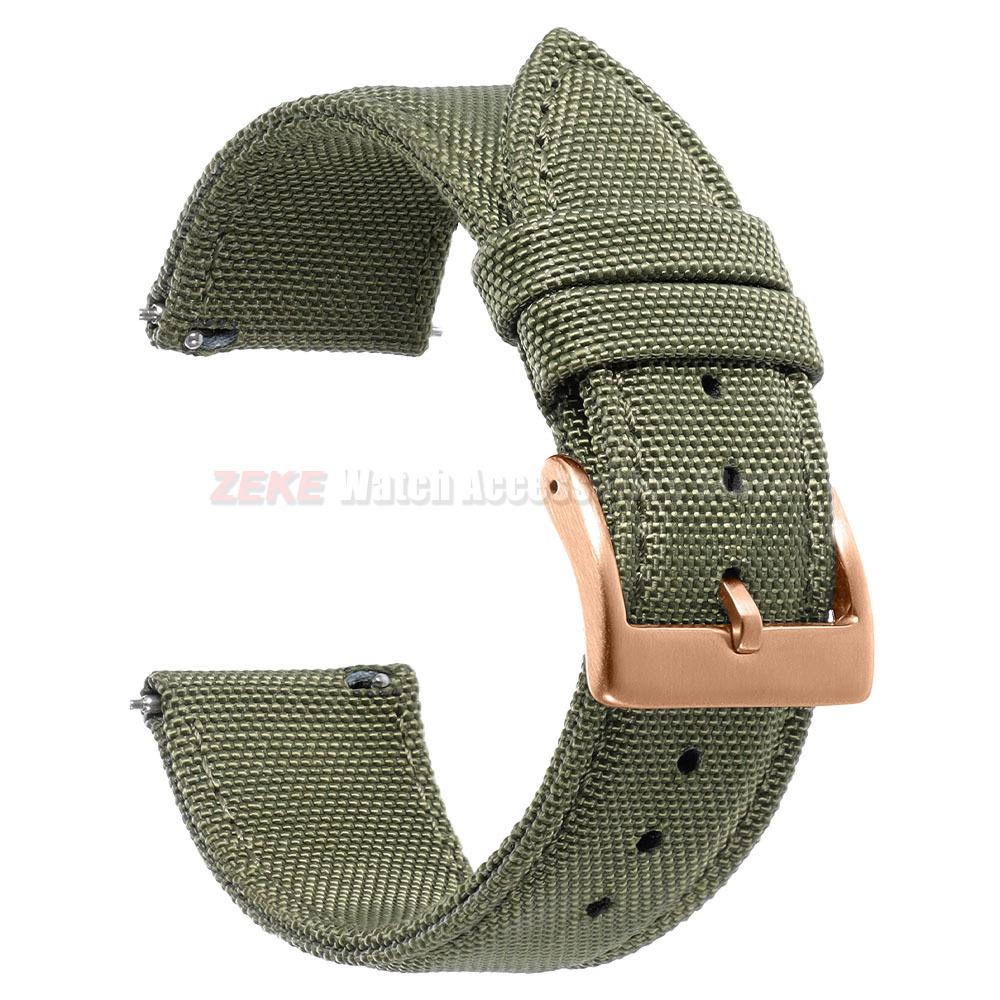 Quick Release Waterproof Sailcloth Watch Band for Omega Two-Sided Nylon Watchband 20mm 22mm Replacement Strap Sport Belt for Men