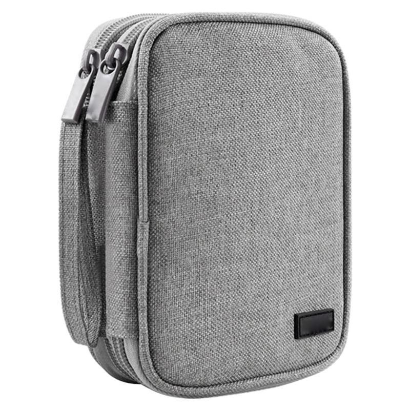 Convenient Hard Disk Storage Sleeve Hard Drive Holder Power Banks Organizer Bag Earphone Case for Business Professionals