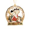 Acrylic Christmas Hanging Ornament for Holiday Tree and Home Decor