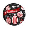 Merry Christmas Ornament Tire Cover Waterproof Polyester Spare Wheel Protector for SUV Truck