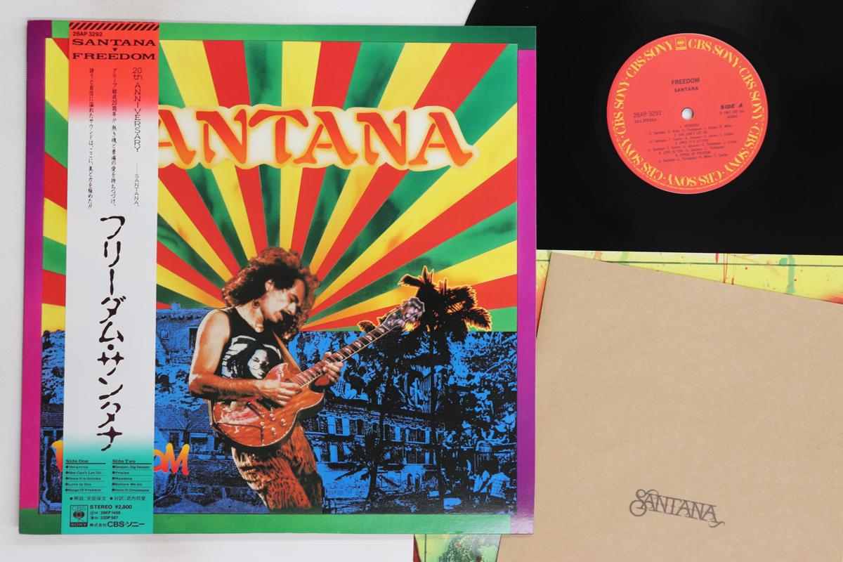 

LP Record SANTANA - Freedom 28AP3292 CBS SONY 1987 Japan Obi Rock Used