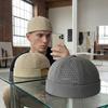 Einfarbige Beanie-Mütze Skull Cap Lässige Retro-Mütze ohne Schirm Docker-Mütze Verstellbar Schnelltrocknend Netz-Kuppel Melonenhut Vintage-Vermieterhüte
