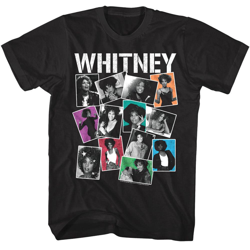 Whitney Houston Polaroids Men T Shirt L