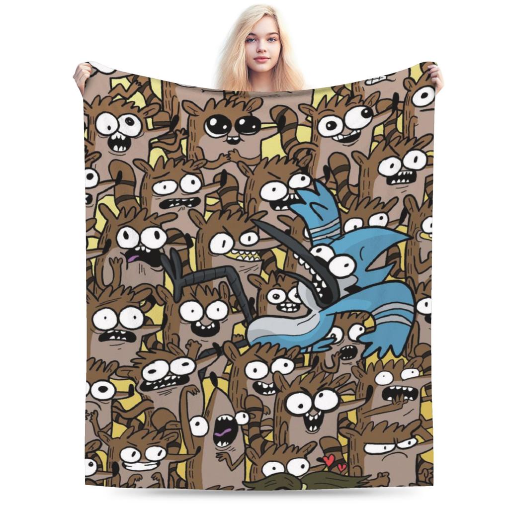 Bequeme Reguläre Zeigt Cartoon Anime Decke Stuff Sofa Dekorativ Decke Überwurf Super Warm Fleece für Auto