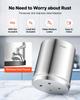 VEVOR Gravity-fed Water Filter System, 11.36L 304 Stainless-Steel Countertop Water Filtration System, Reduces Lead and up to 99% of Chlorine