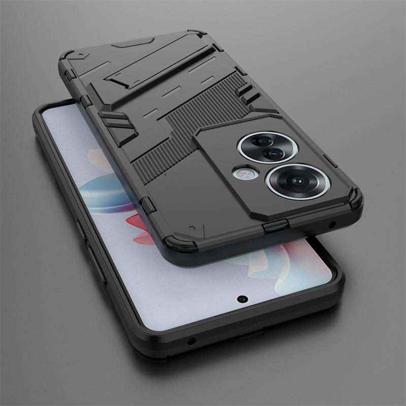 For OPPO Reno 11F 5G Case Car Magnetic Kickstand Armor Phone Cases for OPPO Reno11F Reno 11 F 5G CPH2603 6.7" Rugged Back Cover