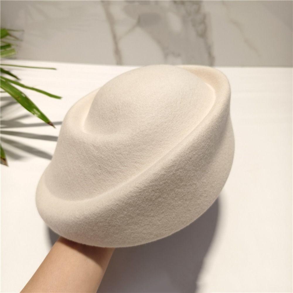 Hepburn Style Beret Hat Elegant Fedora Hat Fashion Fascinators Hats  Fashion Show