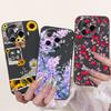 For Tecno Camon 30s 30sPro Phone Case Liquid Silicone Soft Back Cover For Camon 30 Pro 5G Bumper Dragon Cat Flower Butterfly